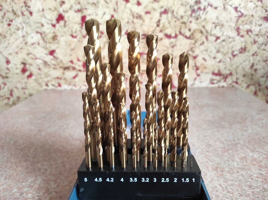 Zestaw wierteł Erbauer TiN HSS 25 szt.