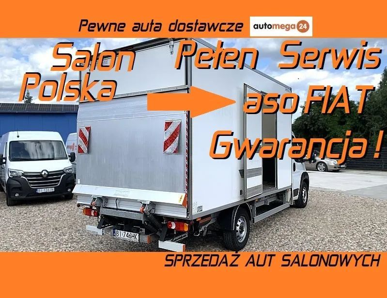 Fiat DUCATO WINDA DHOLLANDIA DMC3.5t ŁADOWNOŚĆ 800KG KONTENER PLUS DRZWI BOCZNE  Po przeglądzie! Nowe, Sprzęgło Rozrząd Koło dwumasowe Pełny serwis ASO