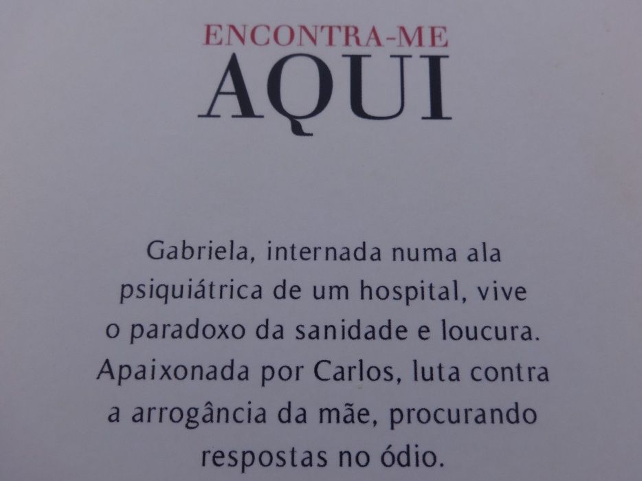 Livro "Encontra-me aqui"