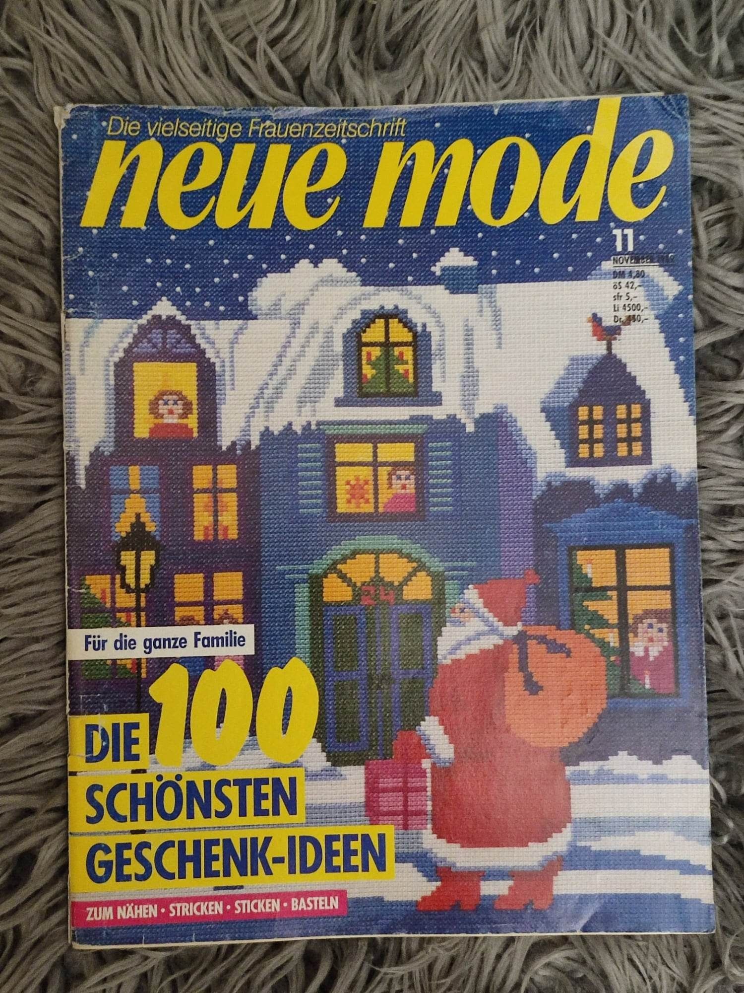 Czasopismo Neue mode 11/89