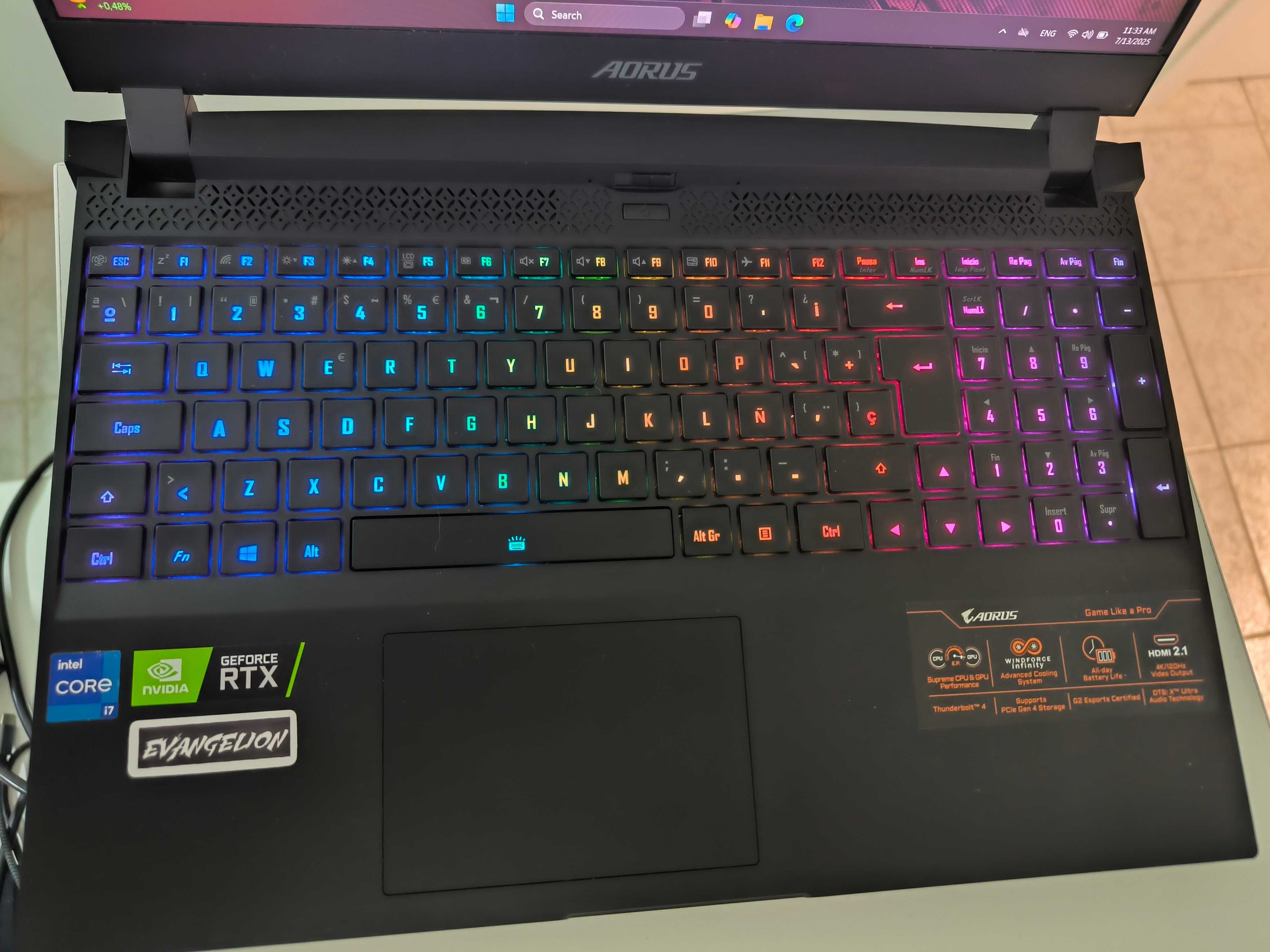 Portátil Gaming Gigabyte AORUS RTX 3080