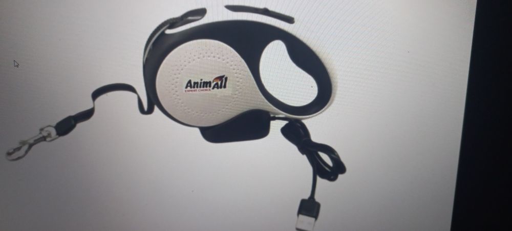 LED-рулетка-повідець AnimAll 5M з лед-ліхтариком 5 м до 50 кг