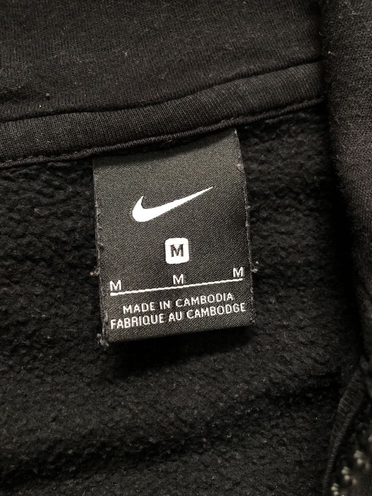 Худи NIKE (S/M) Team Club 19 Full-Zip мужское зип-худи на флисе кофта