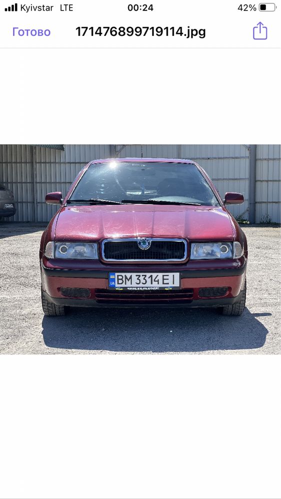 Продам SKODA OCTAVIA 1.6 AEE газ/бензин