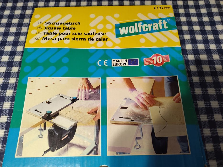 Wolfcraft stół do wyrzynarki stan idealny