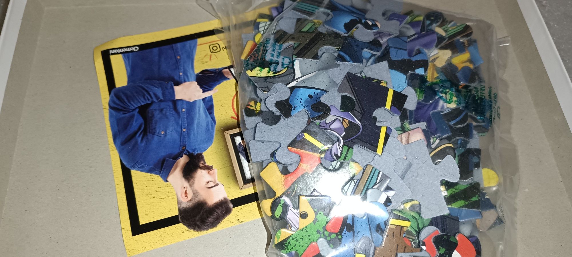 Antigo puzzle Batman and joker pra crianças maiores de 6 anos