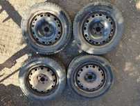 VW AG R15 4x KOŁO 5x100 195/55/R15 KOMPLET 4 KÓŁ ORYGINALNE FELGI 15 6J ET43 6Q0601027B
