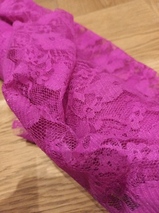 Tkaniny wyprzedaż promocja szyfon, flausz, dzianina koronka,  punto