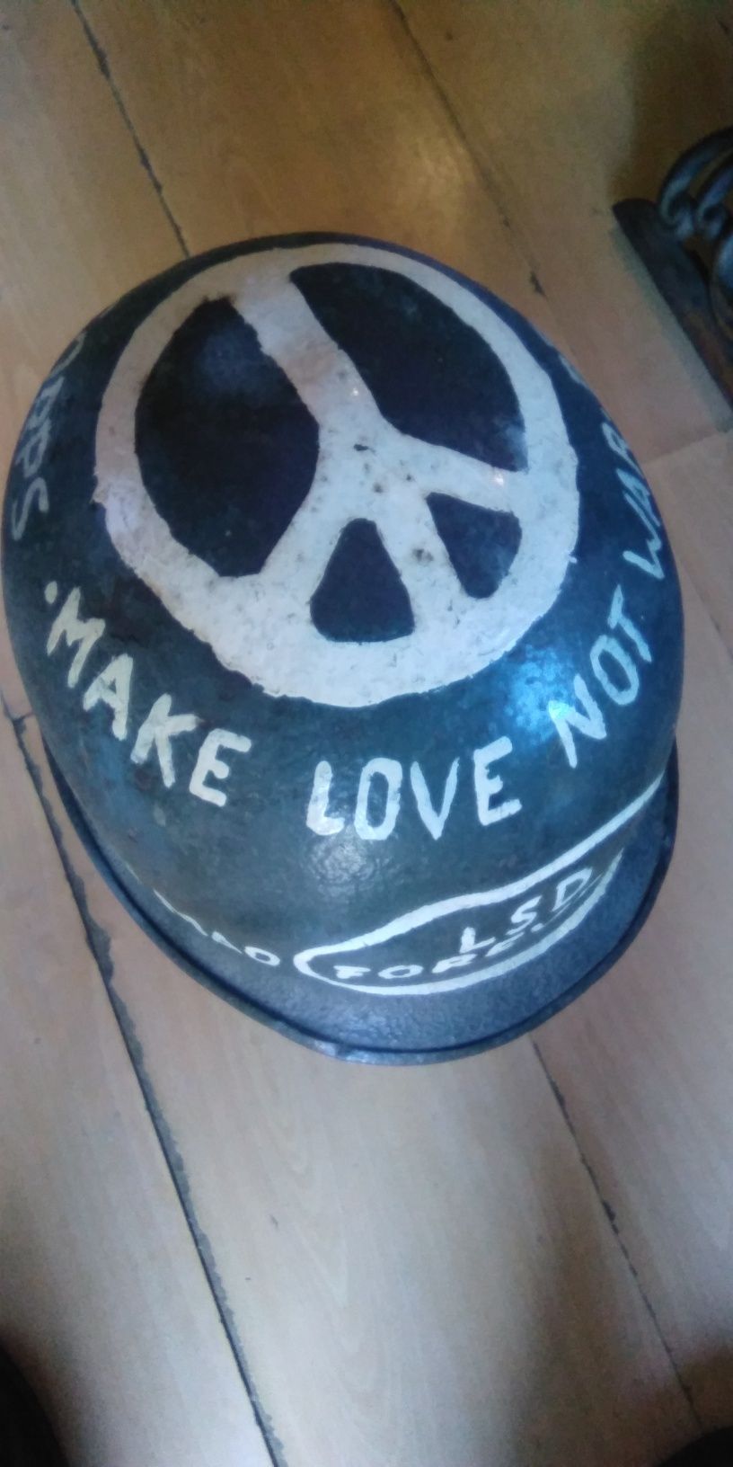 Militaria ,Arte da trincheira, Capacete Americano.