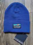 czapka beanie Napapijri F-mountain Niebieska Blue Ensign zimowa z logo