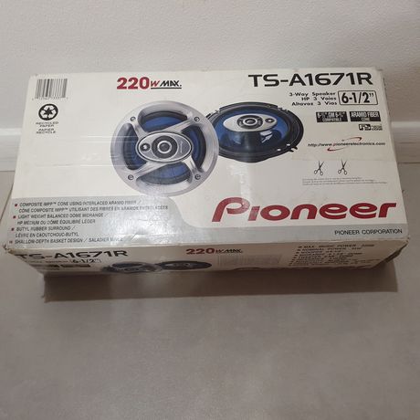 Głośniki samochodowe pioneer TS-A1671R