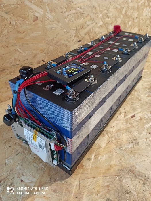 Magazyn Energii 12V 4x360Ah ogniwa LiFePo4 BMS 200/2A Akumulator