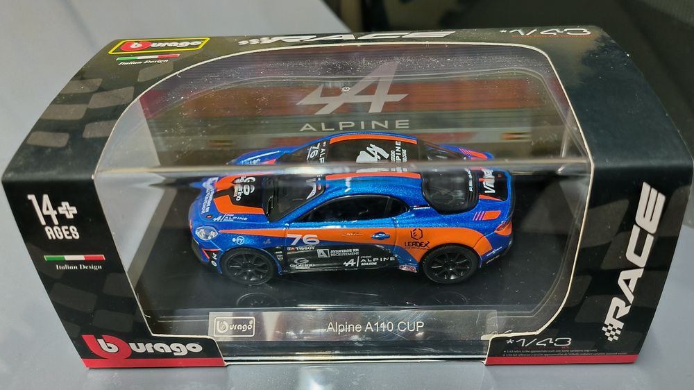 BBURAGO ALPINE A110 Cup 1:43 Burago