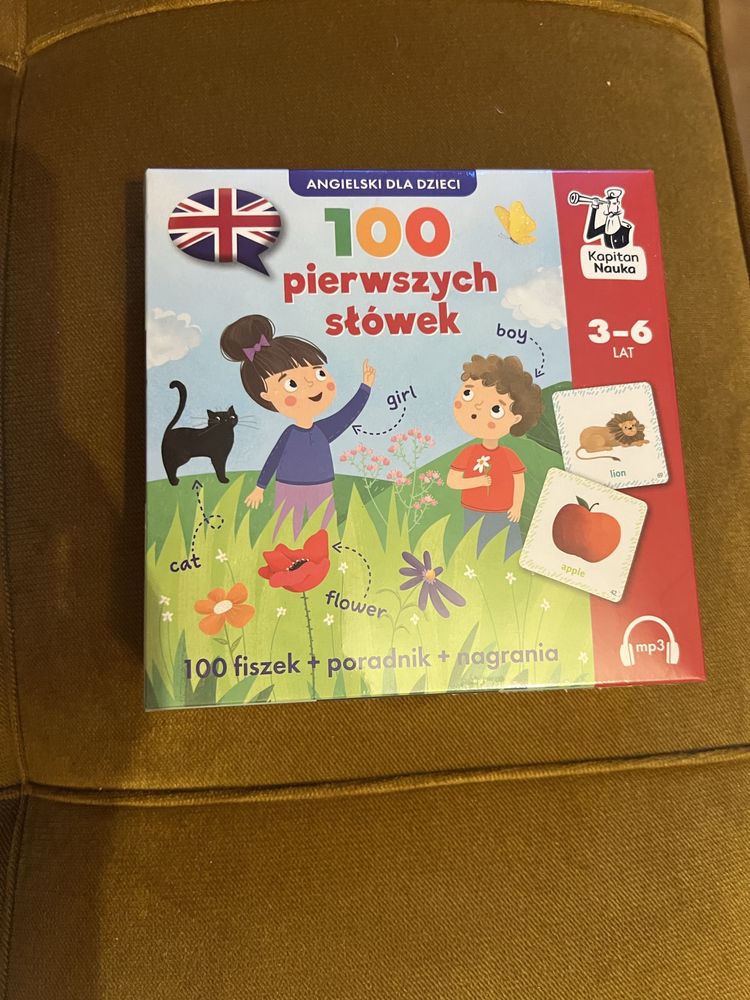 Angielski dla dzieci 3-6 lat  100 pierwszych słówek Kapitan Nauka