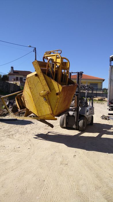Baldes betao e porta paletes