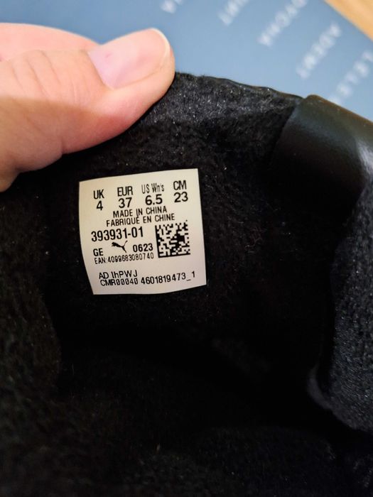 Жіночі черевики Puma, чорні, розмір 36