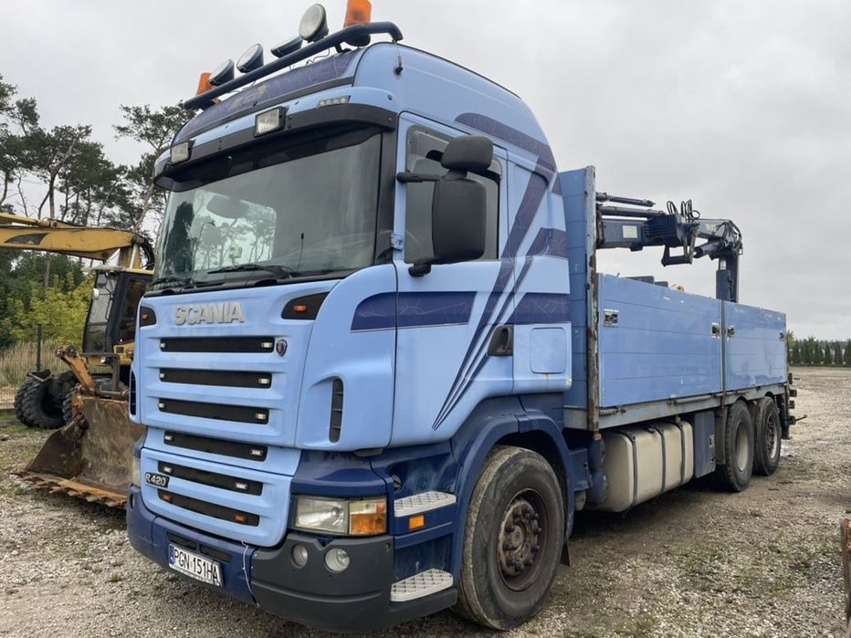 Scania B6 R420  HDS 12m, rotor, 6x2 UDT!