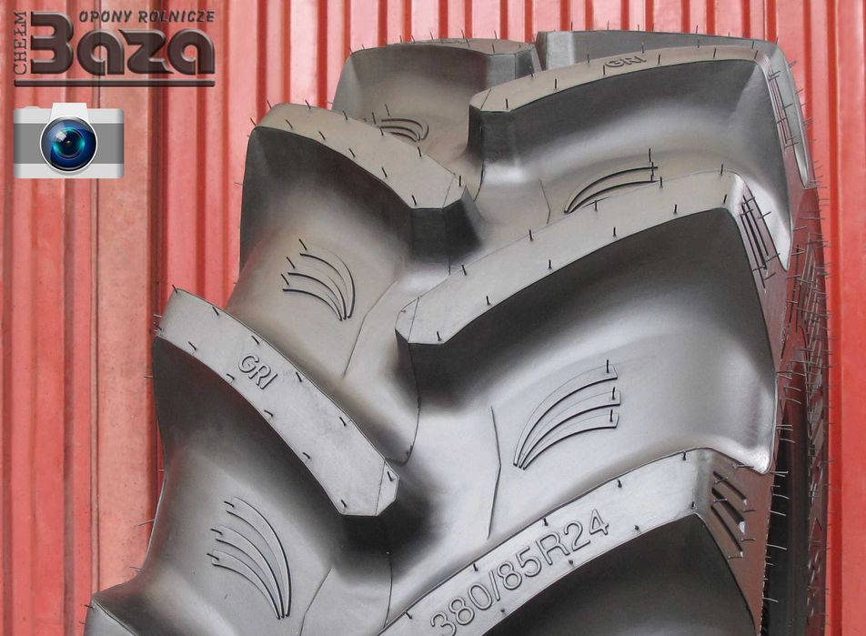 BAZA Opona 380/85R24 GRI XLR-85 D-65 Elastyczna Szeroka Mocna + TK !