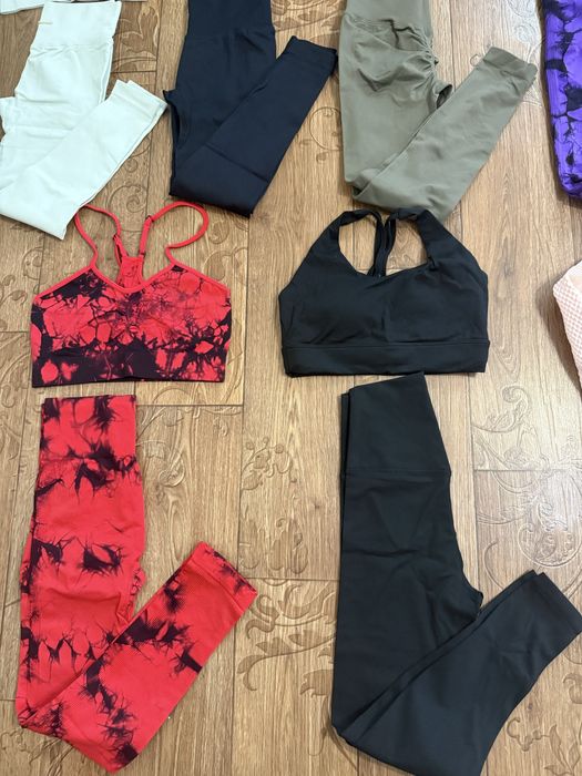 Костюм для фітнесу спорту йога спортивный костюм тай дай пуш ап