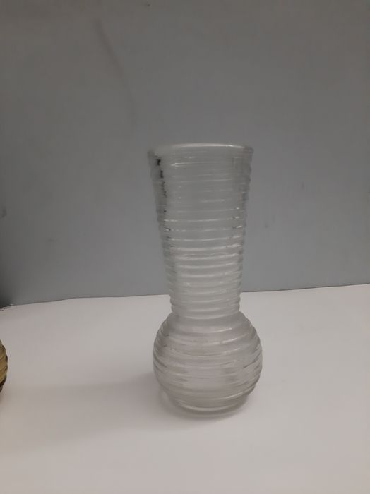 Dwa wazony Pierścienie-Huta Szkła Prądniczanka.