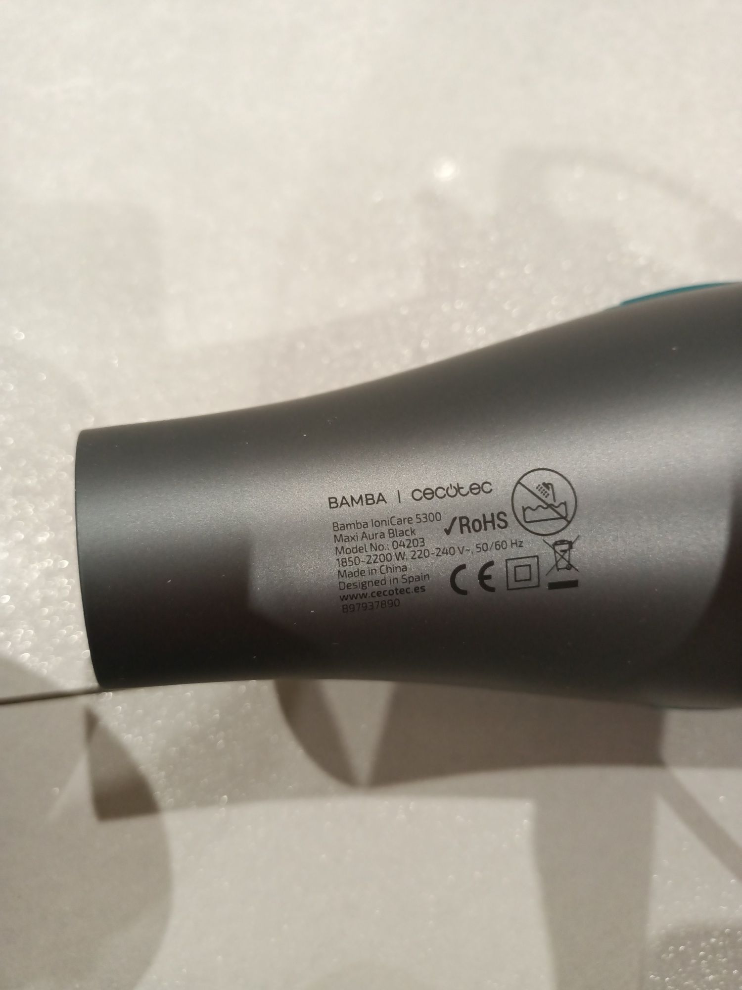Suszarka Cecotec Bamba Maxi aura black