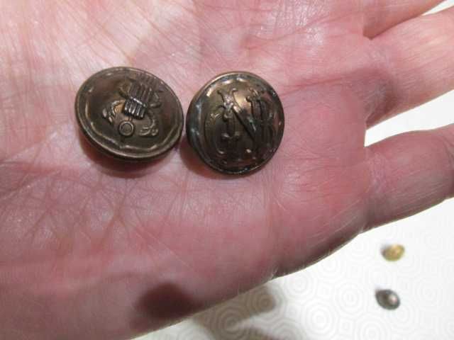 6 botões antigos militares  GNR