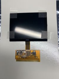 Display lcd audi vw