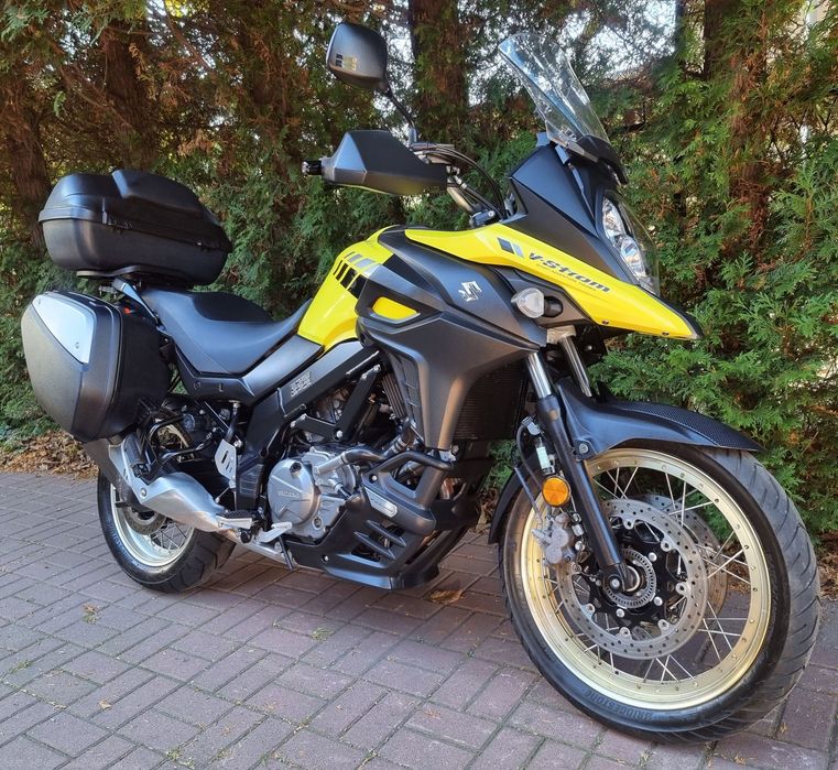 Suzuki V-STROM 650 DL V-strom XT kufry ABS TC A2 35kw transport