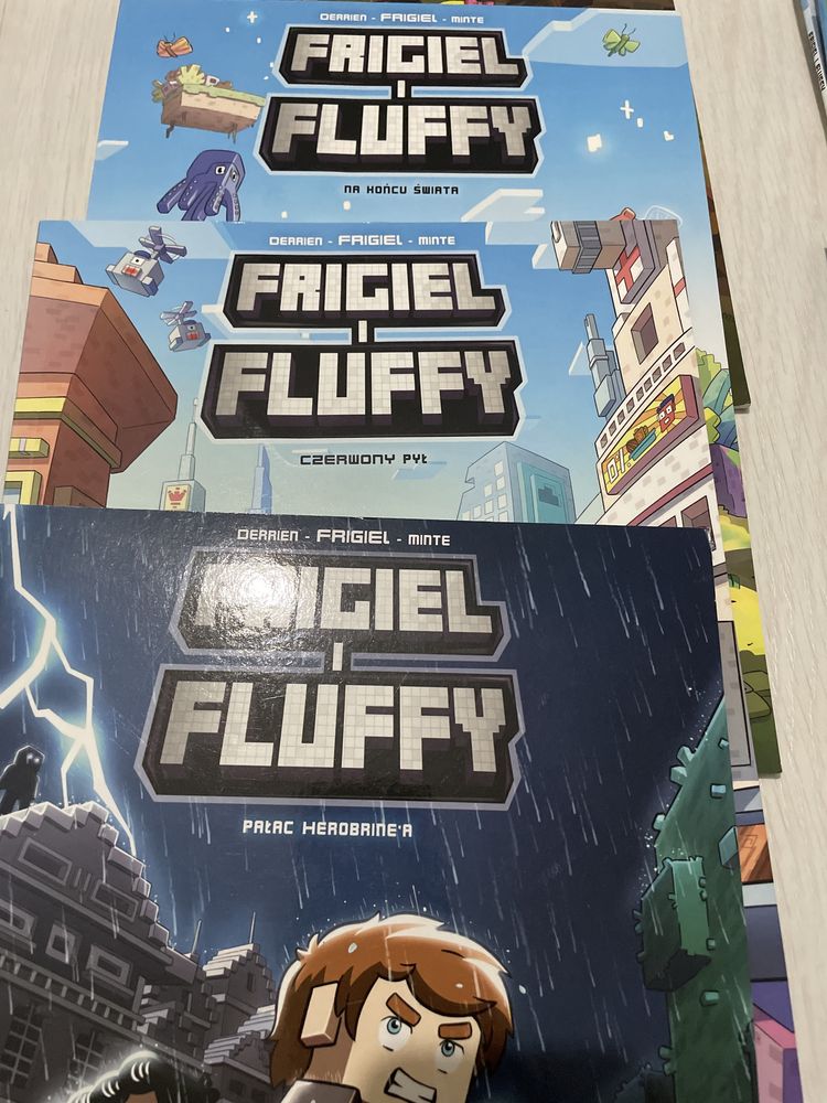Minecraft komiks frigiel i fluffy tomy 1-10