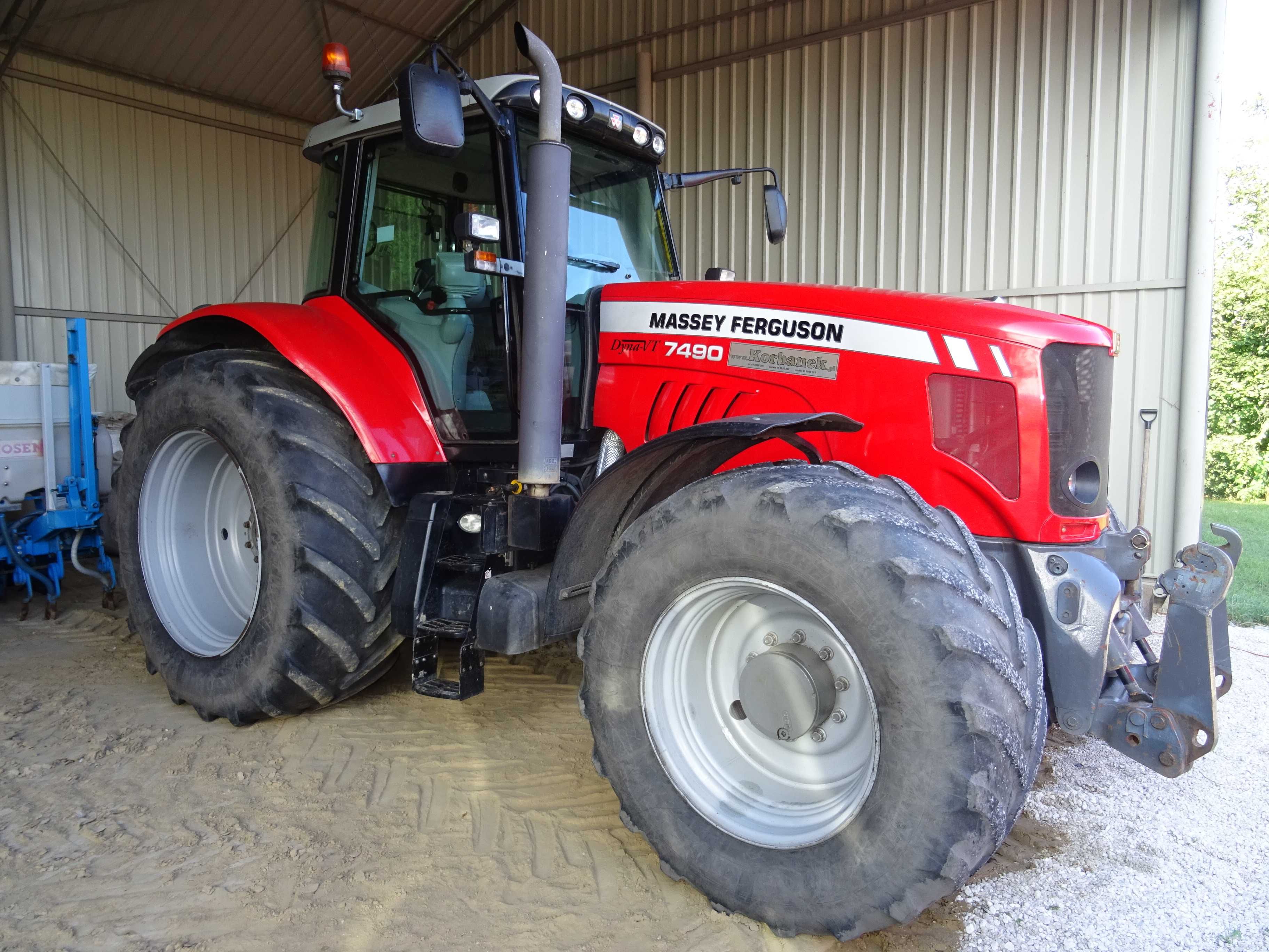 Ciagnik Massey Ferguson 7490 Vario 1 własciciel Fendt 820 718
