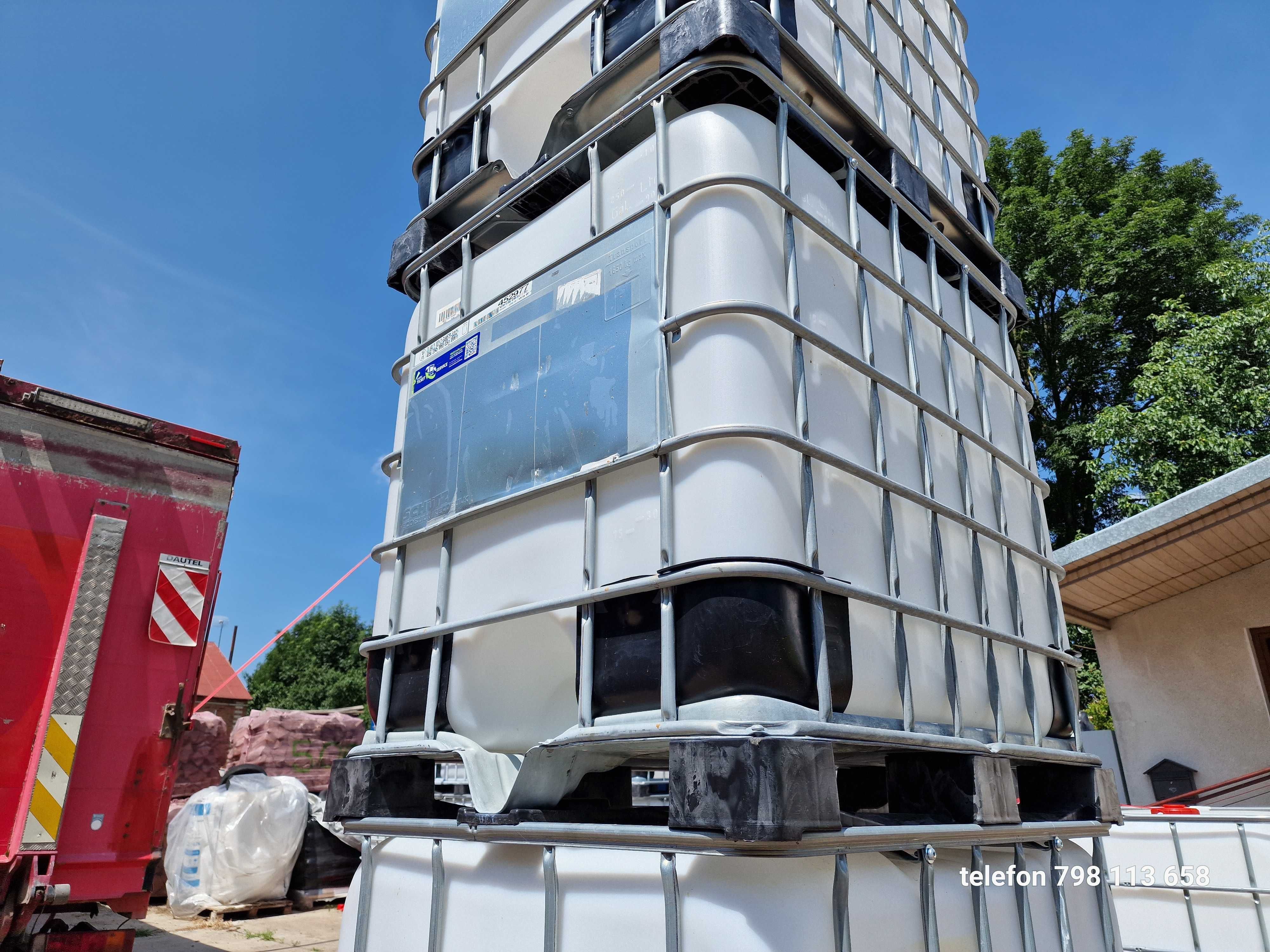 PALETOPOJEMNIK 1000 LITRÓW Mauzer Beczka Schutz IBC UN Deszczówka ROPA