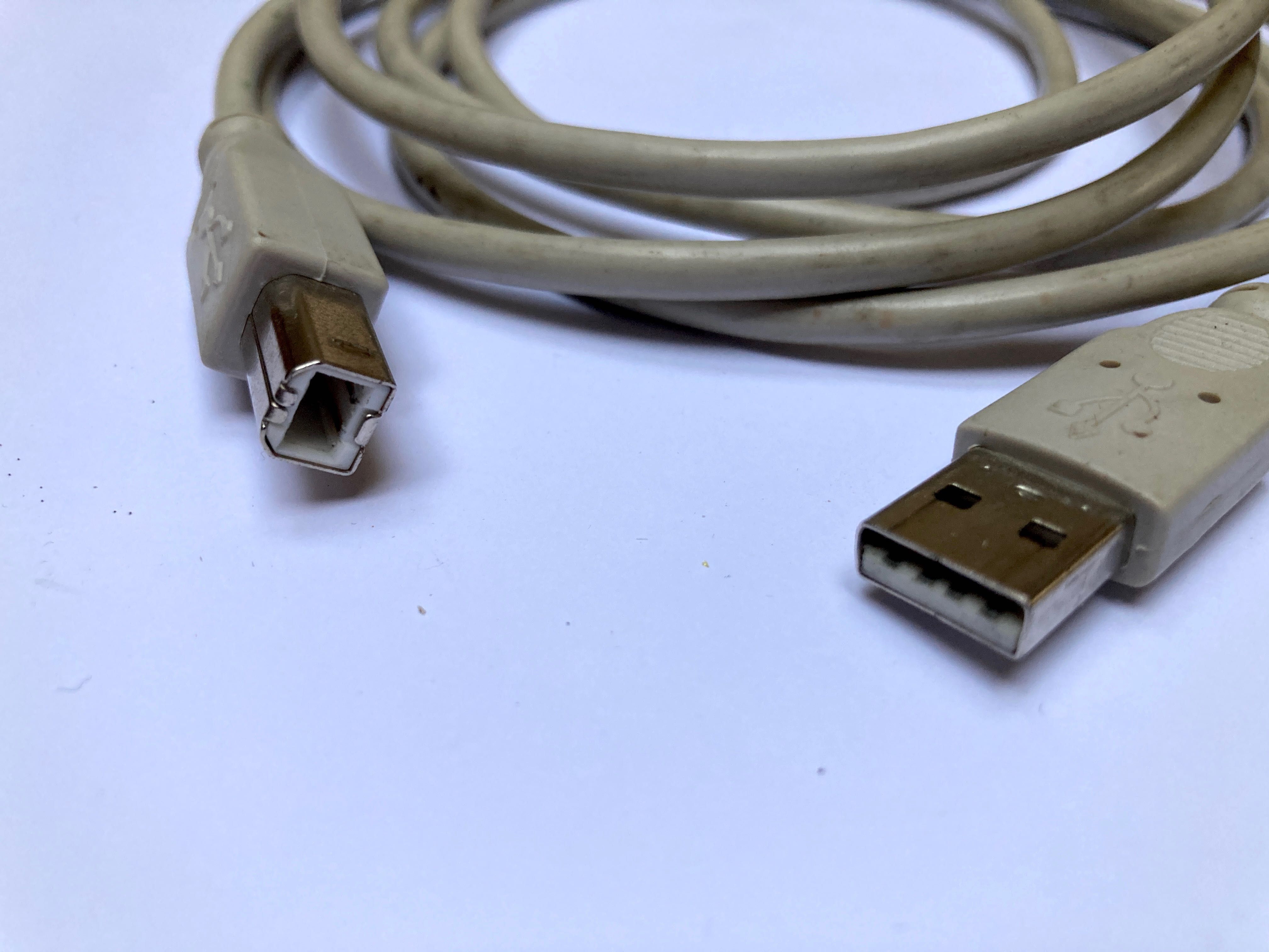 Lindy 2725 kabel USB 2 m USB 2.0 USB A - USB B Szary