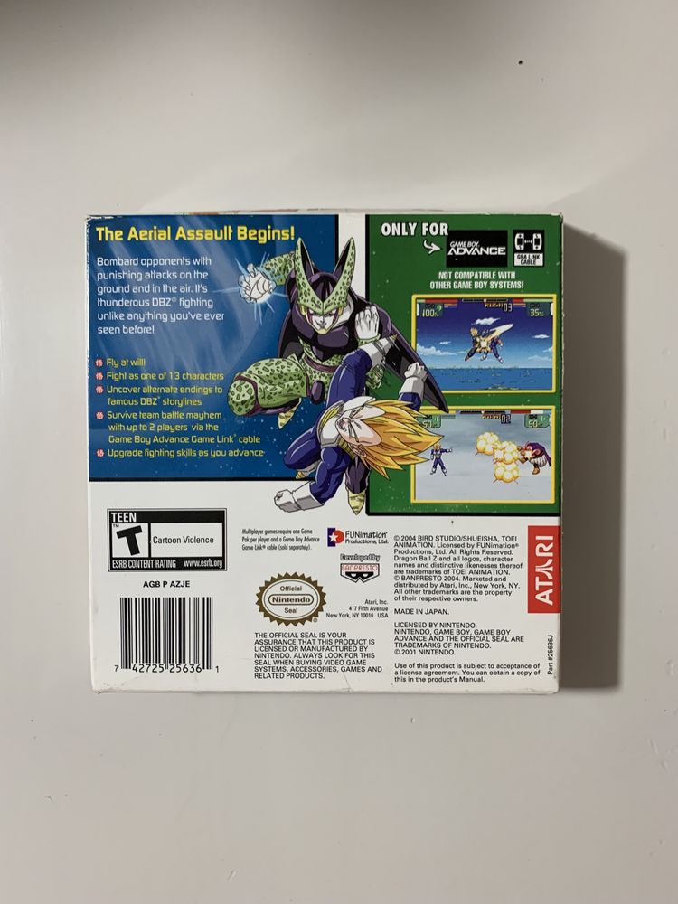 Gra Nintendo Game Boy Advance Dragon Ball Z Supersonic Warriors