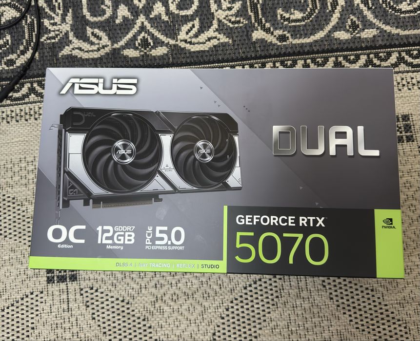 ASUS DUAL RTX 5070 Гарантія 3 роки
