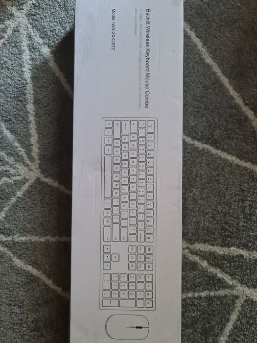 KLAWIATURA bezprzewodowa plus myszka  IWG-ZXK26TZ.