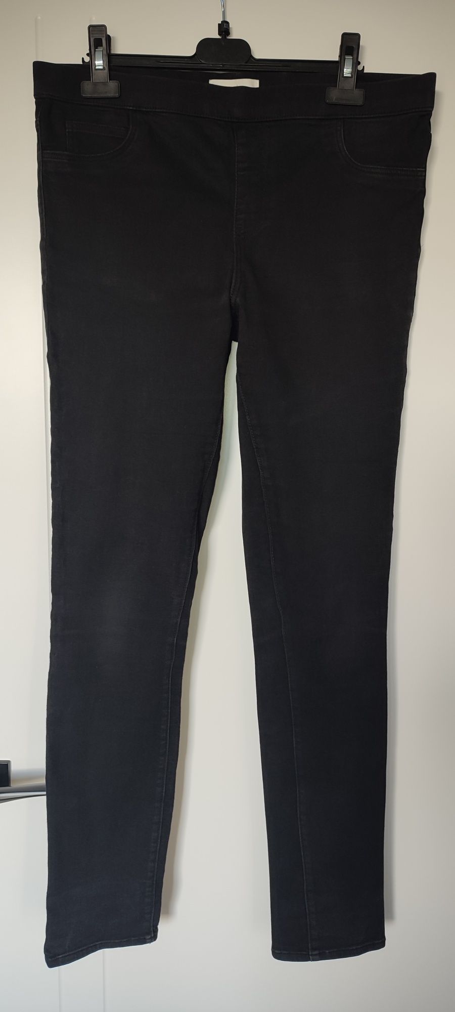 Spodnie damskie H&M rurki czarne jeans rozmiar 38 M