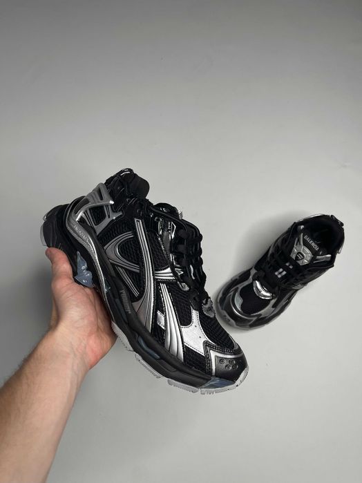 BALENCIAGA Runner кроссовки кеди кеды кросівки чорні sneakers 42 43 44