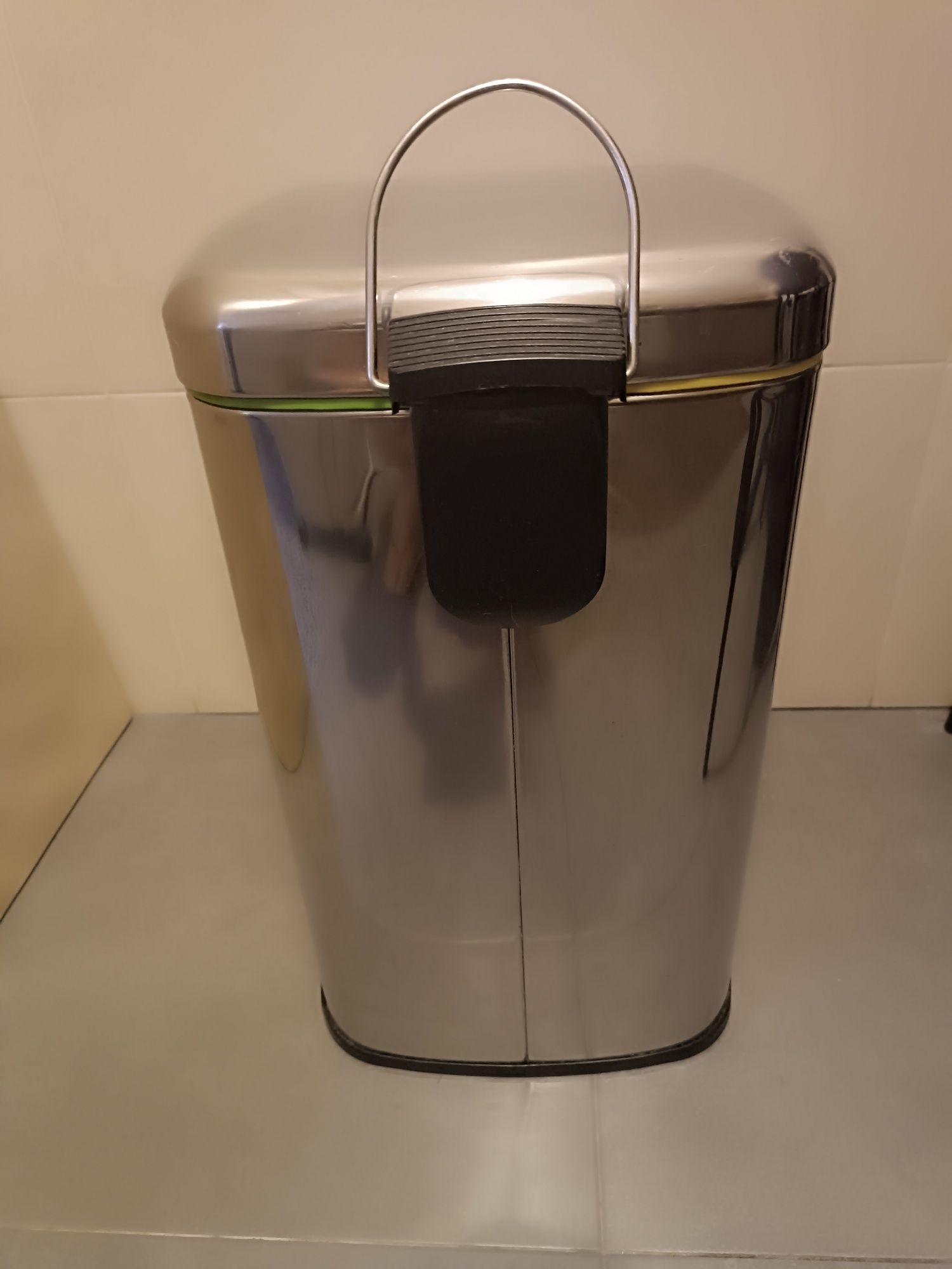 Balde do lixo duplo de inox