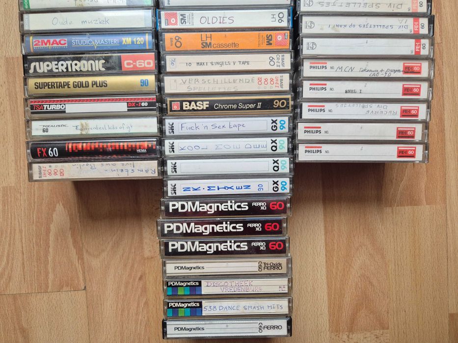 Касети Tdk, Basf ,Sony,Philips , Agfa , Thats , записи U2