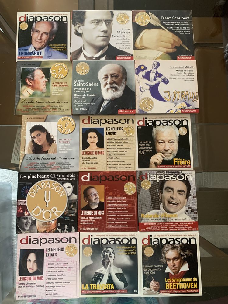 CDs originais de música clássica