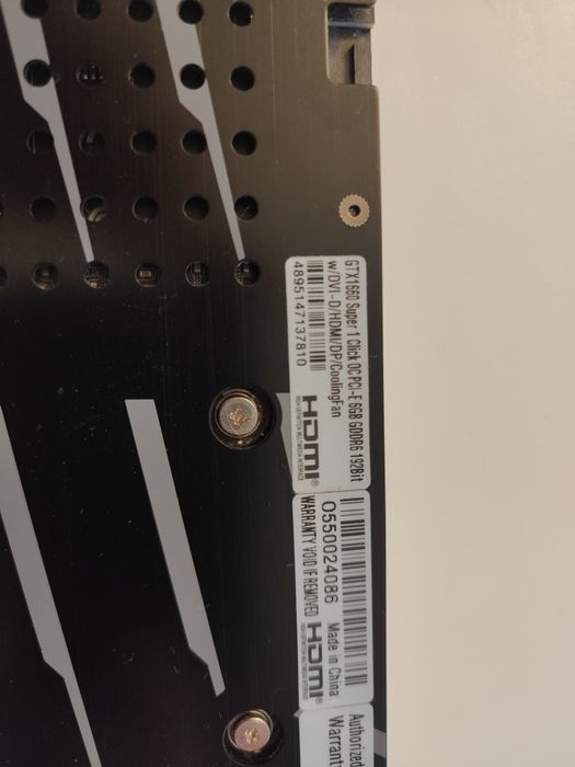 Karta graficzna GeForce GTX 1660 super w wersji KFA2 6GB