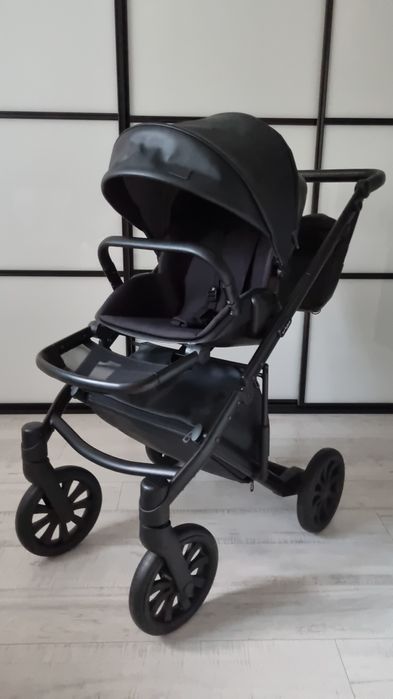 Wózek dziecięcy 2w1 spacerowy gondola czarny Anex e type jak nowy