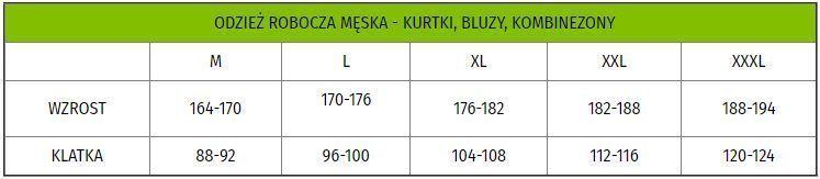 Kurtka robocza ZIMOWA OCIEPLANA ostrzegawcza wodoodporna BHP XL