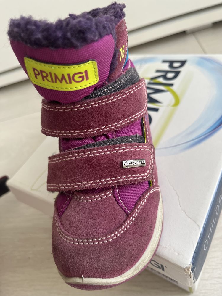 Kozaki zimowe z gore-tex dzuewczynka 25 primigi