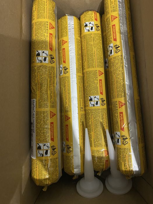 SIKA SIKAFLEX герметик-клей універсальний сірий 600 мл.