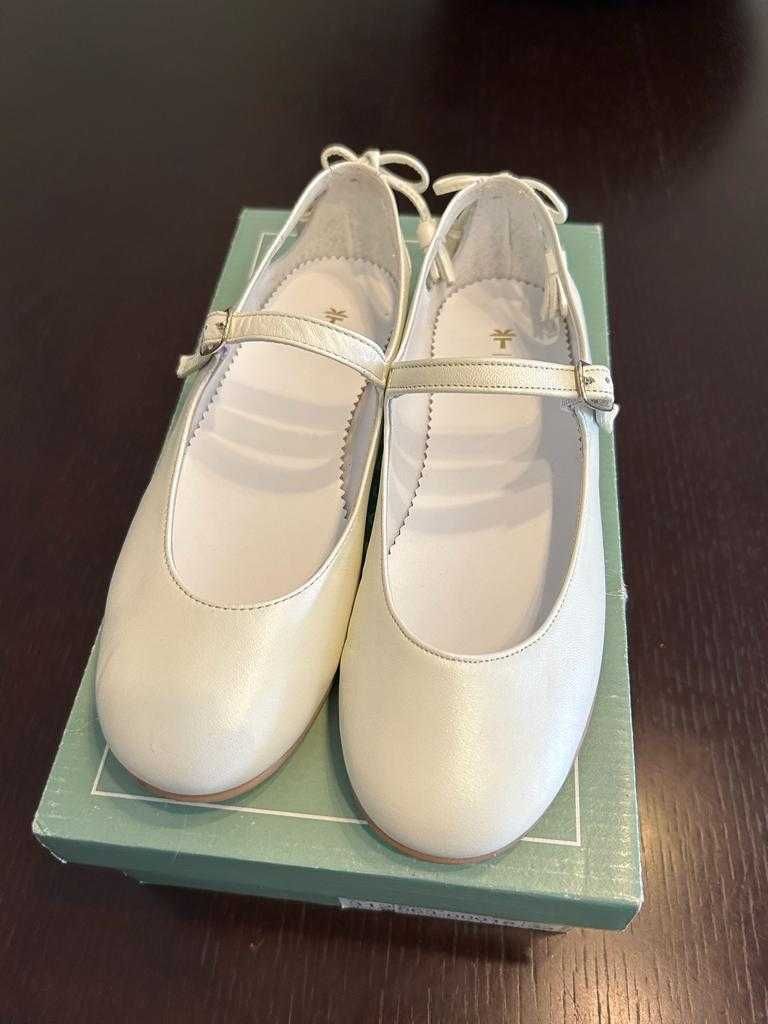 Sapatos Branco de Cerimónia