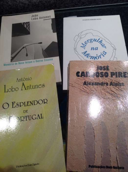 Lote 4 livros, Lobo Antunes,José Cardoso Pires