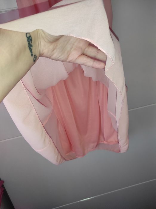 Vestido rosa claro de cerimônia - novo