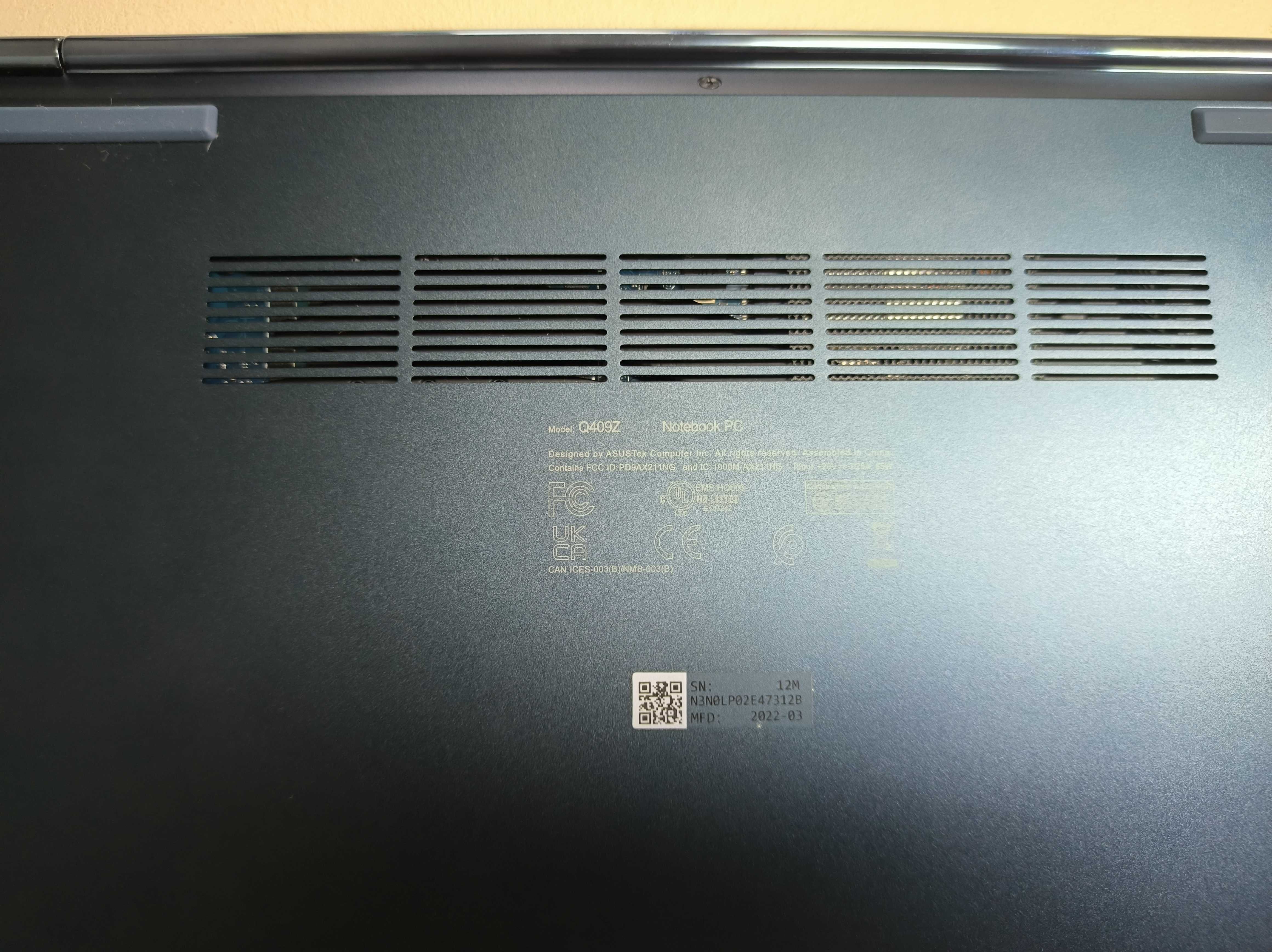 Asus Zenbook 14 Q409 2,8K OLED i5-1240P 8/256gb