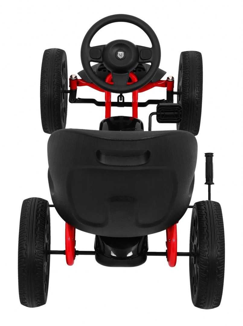 Gokart dla dzieci na pedały Abarth Czarny PB9388A